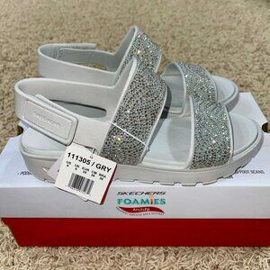 Skechers Women's Foamies Arch Fit Footsteps Elegance Platform Sandals, Size 9